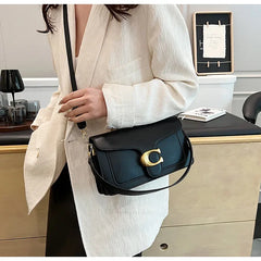 Women Leather Shoulder Bag | Underarm Bag | Crossbody Bag | Square Bag