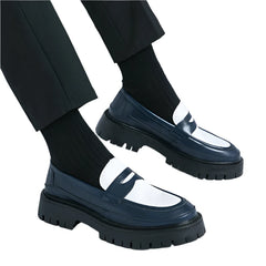Men Handmade Leather Shoes | Men Platform Loafers | Moccasin