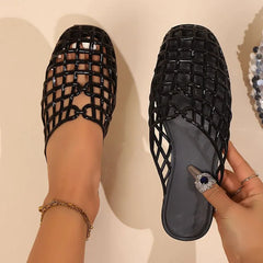 Women Lattice Jelly Mules | Jelly Sandals | Beach Slippers | Summer | Jelly Shoes