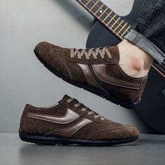 Men Casual Suede Sneakers | Comfortable | Non-Slip | Running Shoes | Breathable | Lightweight | Slip-On
