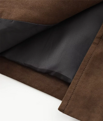 Women Short Suede Jacket | Slim Fit | Autumn Jacket