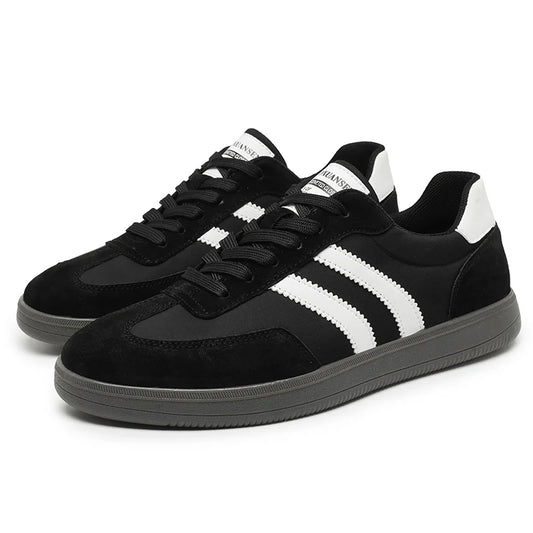 Men Genuine Leather Casual Shoes | Skate Shoes |  Non-slip Sneakers