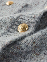 Women Wool Short Knitted Cardigan