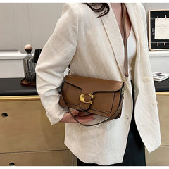 Women Leather Shoulder Bag | Underarm Bag | Crossbody Bag | Square Bag
