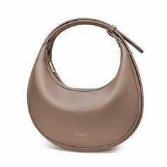 Women Shoulder Bag | Leather Crescent Underarm Bag | Minimalist Crossbody Bag