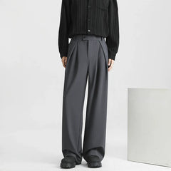 Men Naples Suit Pants | Casual Retro Trousers | Light