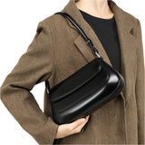 Women Vintage Underarm Genuine Leather Bags