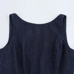 Women Denim Dress | Backless Mini Dress | Evening Dress