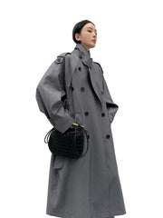 Women Oversized Trench Coat | Loose Casual Overcoat | Spring | Autumn