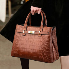 Women 3-layer Leather Handbag | Shoulder Bag