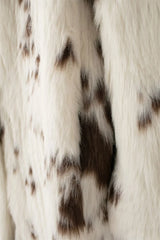 Women Winter Animal Print Fur Coat | Thick Warm Long Coat