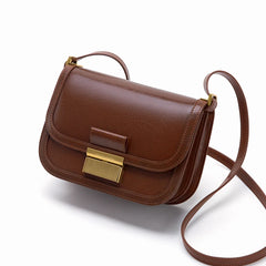 Women Vintage Genuine Leather Flap Bag