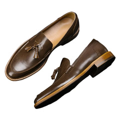 Men's American Style Leather Loafers | Comfortable | Casual Shoes