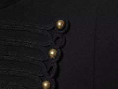 Women Napoleon  Jacket | Single Breasted  | Cropped Jacket | Short Coat