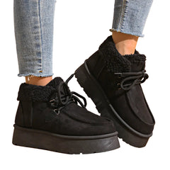 Women Winter Snow Boots | Fleece Lined | Thick Casual Cotton Shoes | Casual Short Boots