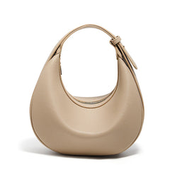 Women Shoulder Bag | Leather Crescent Underarm Bag | Minimalist Crossbody Bag