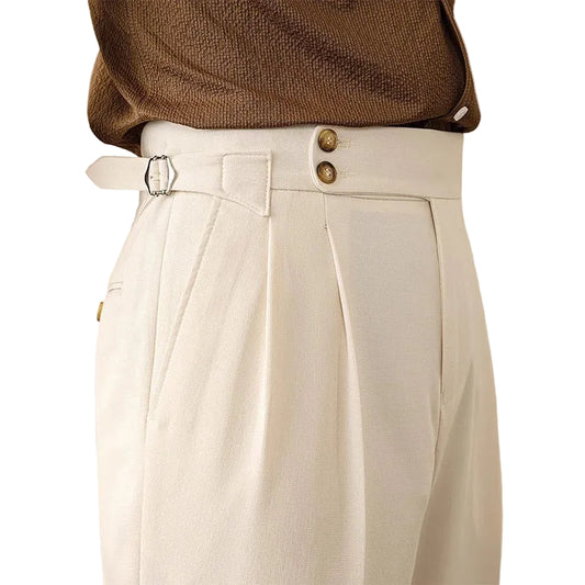 Men Business Suit Pants | Dress Pants | Parisian | Button-Down Style Trouser