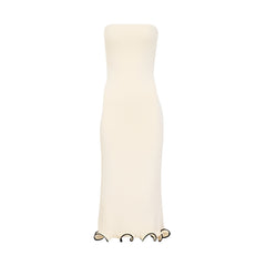 Women Strapless Knitted Dress | Party Dress