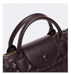 Women Woven Shoulder Bag | Small Dumpling Bag | Bucket Bag | Crossbody Bag | Lunch Box Bag