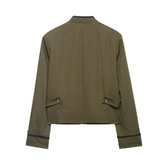 Women Rope Knot Button Jacket | Long Sleeves | Napoleon Jacket
