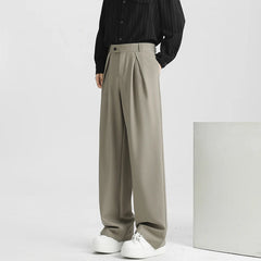 Men Naples Suit Pants | Casual Retro Trousers | Light