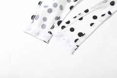 Women Polka Dot Print Maxi Dress | Spaghetti Strap | V-Neck