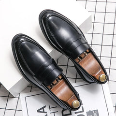 Men Business Leather Shoes | Dress Shoes | Wedding | Homecoming Shoes | Lightweight Shoes