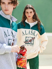 Unisex Fleece Hoodie | Printed Sweatshirt | Vintage Streetwear Pullover