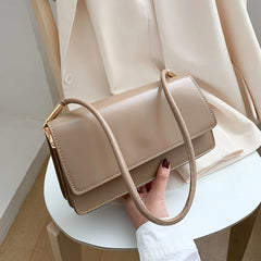 Women Leather Flap Bag | Small Crossbody Bag