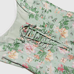 Women Floral Print Long Dress | Corset Dress | Casual Party Dress