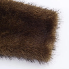 Women Winter Fur Jacket | Long Sleeves | Double-Sided | Thick | Warm Coat | Reversible Jacket