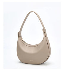 Women Shoulder Bag | Leather Crescent Underarm Bag | Minimalist Crossbody Bag