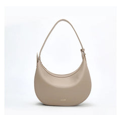 Women Shoulder Bag | Leather Crescent Underarm Bag | Minimalist Crossbody Bag