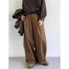 Men Wide Leg Pants | High Waist | Straight | Loose | Casual Pants