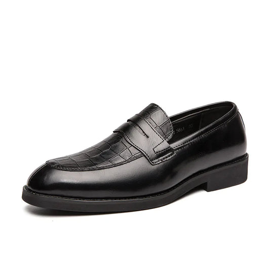 Men Loafers Slip On Classic British Style | Casual Dress Shoes | Leather Shoes | Boat Shoes
