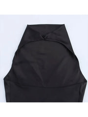 Women Satin Backless Halter Dress | Summer | Short Party Dress | Sleeveless | Mini Dress