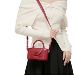 Women Love Box Bag | Red Women Designer Handbag | Heart Bag