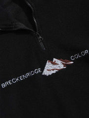 Unisex Quarter Zip Polar Fleece Sweatshirt | Embroidered Sweatshirt