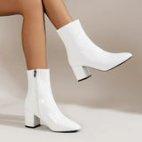 Women Leather Ankle Boots