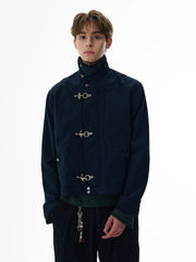 Unisex Lobster-Clasp Deck Jacket | Retro Gothic | Aircraft Button Jacket | Vintage Casual Jacket | Y2K