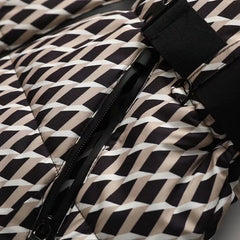 Women Winter Windproof Skiing Jacket | Padded Sport Parkas Jacket | Belt | Hooded | Thick | Warm | Pockets