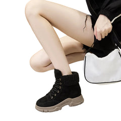 Women Genuine Leather Snow Boots | Winter Shoes | Non-Slip Ankle Boots