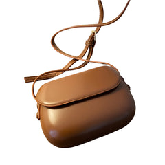 Women Small Shell Leather Crossbody Bag | Messenger Bag