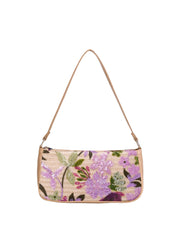 Women Sequin Embroidery Underarm Bag | Flower Pattern Shoulder Bag | Summer Beach Handbag