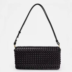 Women Leather Woven Bag | Shoulder Bag | Armpit Handbag