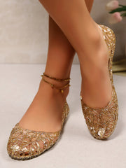 Women Hollow Jelly Shoes | Breathable | Summer | Flat Sandals | Casual Jelly Sandals