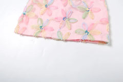 Women Floral Mini Skirt | Sequin Mesh Skirt | Summer | Party | Holiday