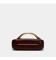 Women Gold Closure Box Clutch Bag | Party Clutch