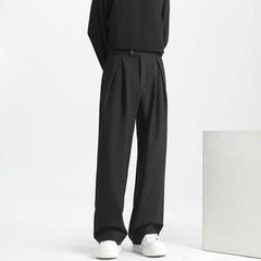 Men Naples Suit Pants | Casual Retro Trousers | Light