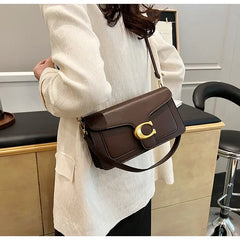 Women Leather Shoulder Bag | Underarm Bag | Crossbody Bag | Square Bag